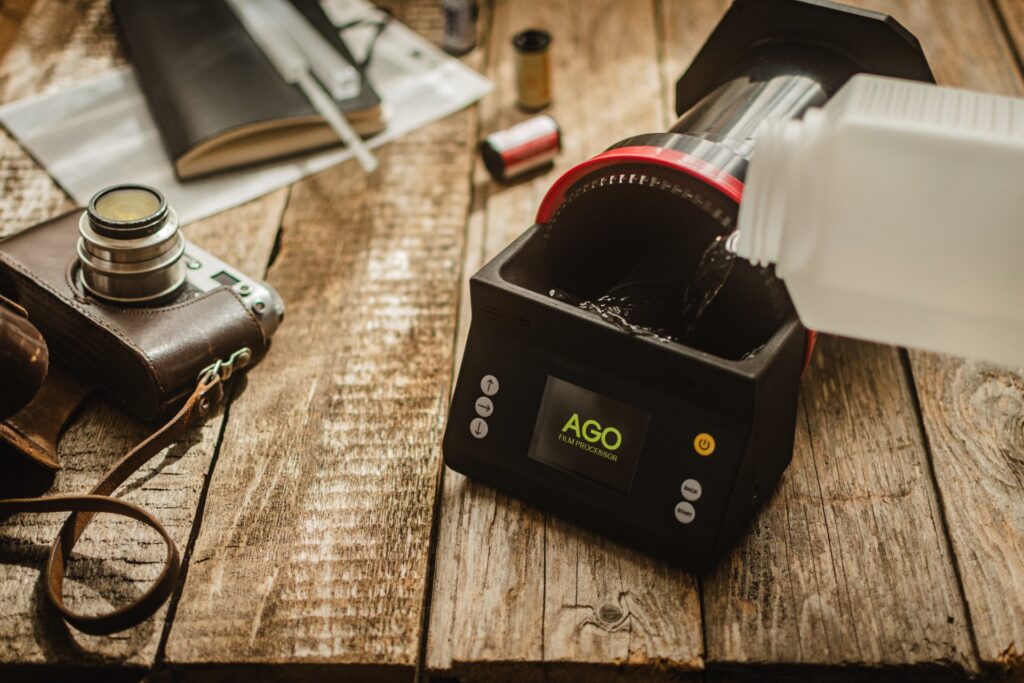 AGO compact automated film processor from Vintage Visual