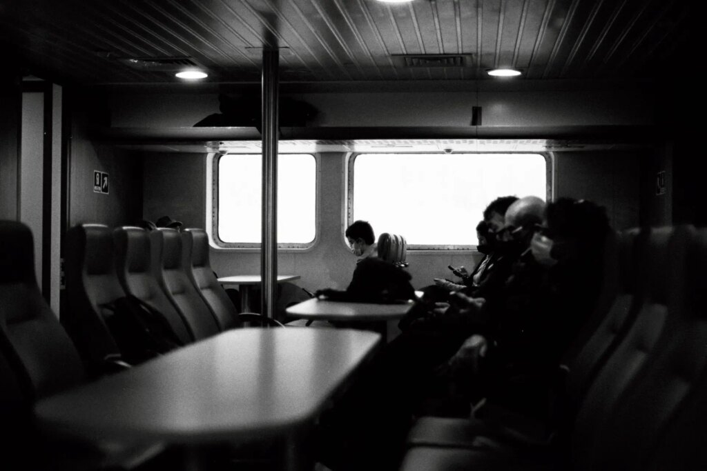 On the ferry going to Ouessant