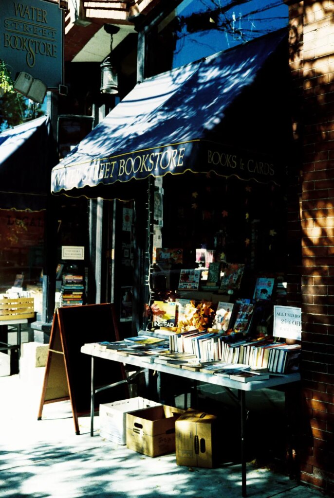 book shop in the shade