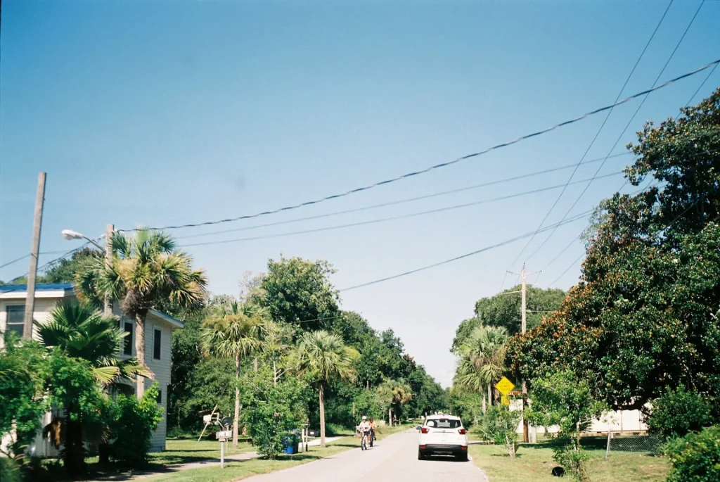 A neighborhood by the beach on Amelia Island