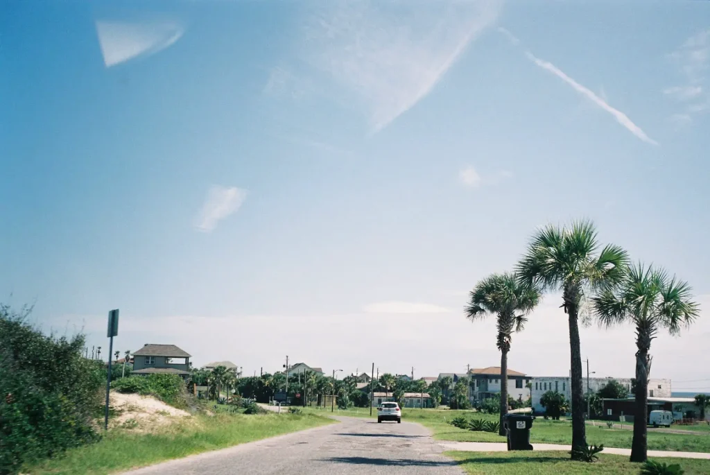 A neighborhood by the beach on Amelia Island