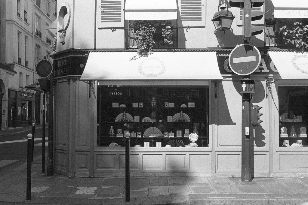 A Ladurée shop in Paris