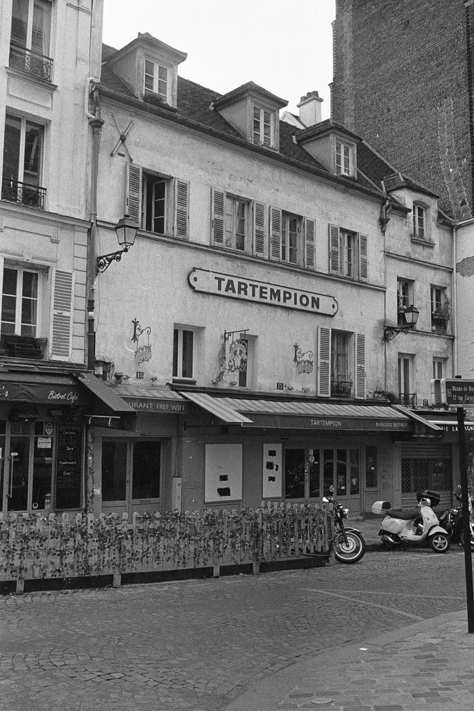 The Tartempion restaurant in Montmartre