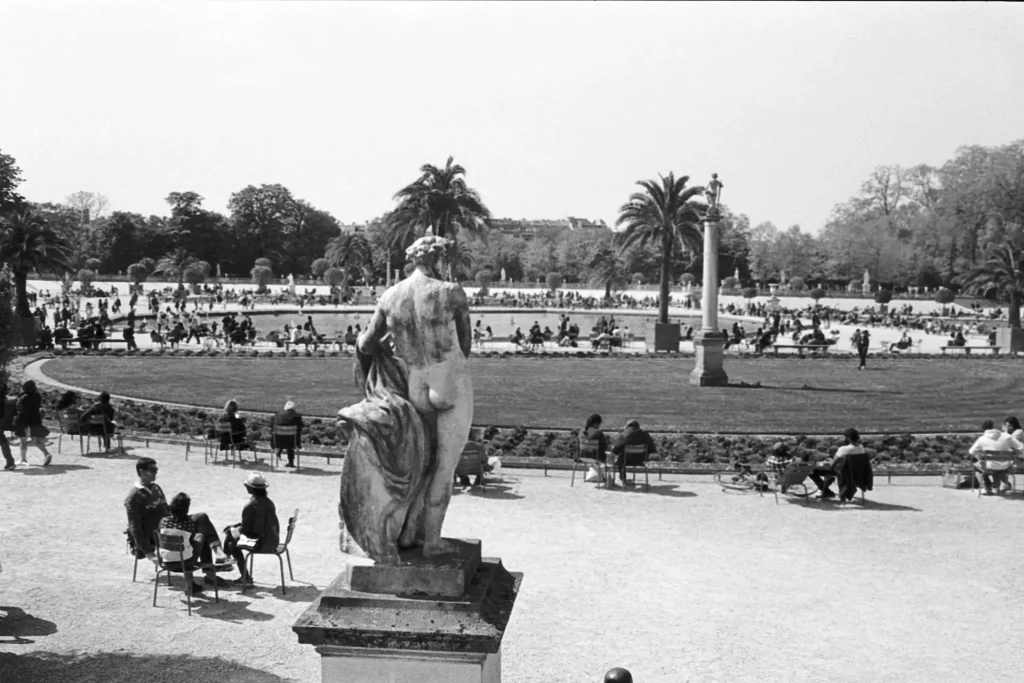 View from the Jardin du Luxembourg in Paris