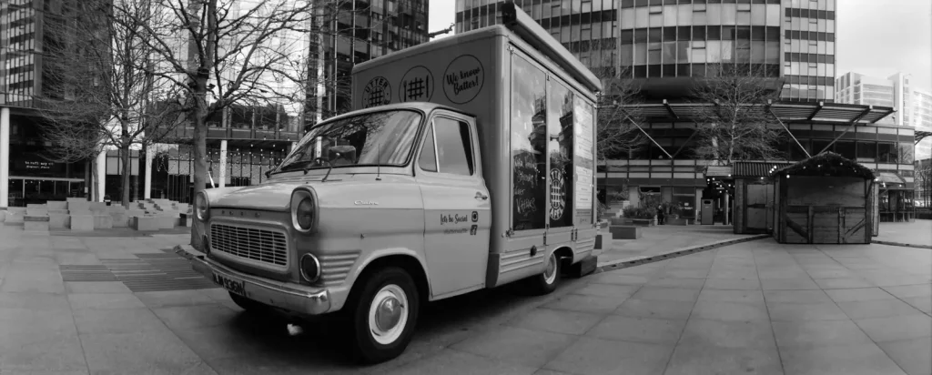 Transit Food Van Side View