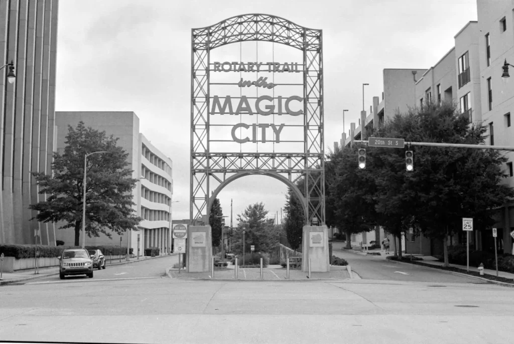 Magic City sign in downtown Birmingham