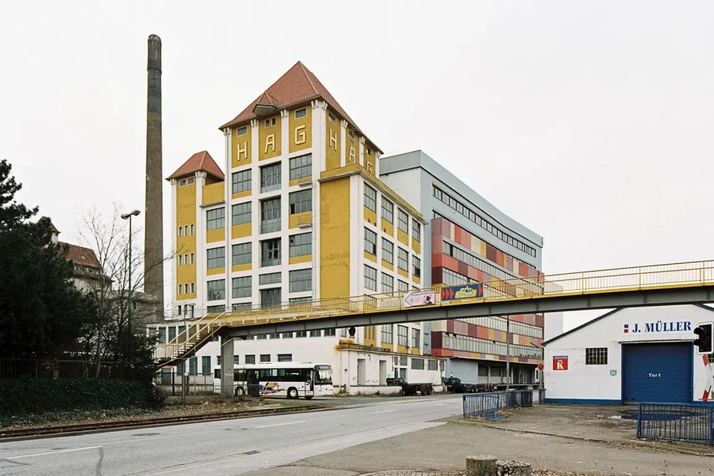 Kaffee HAG plant located at the port of Bremen