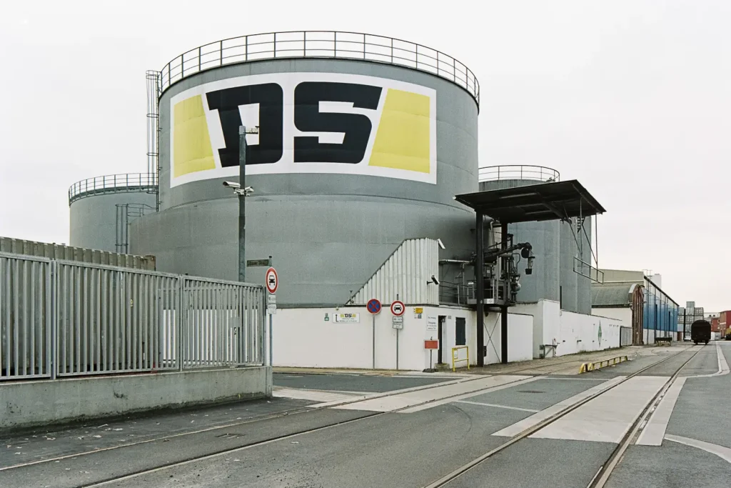 Industrial architecture shot at the Bremen ports on Kodak film