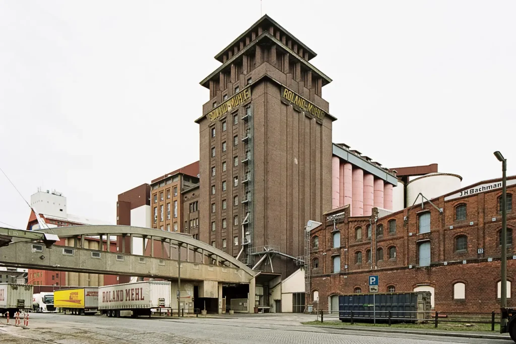 Roland grain mill located at Bremen port