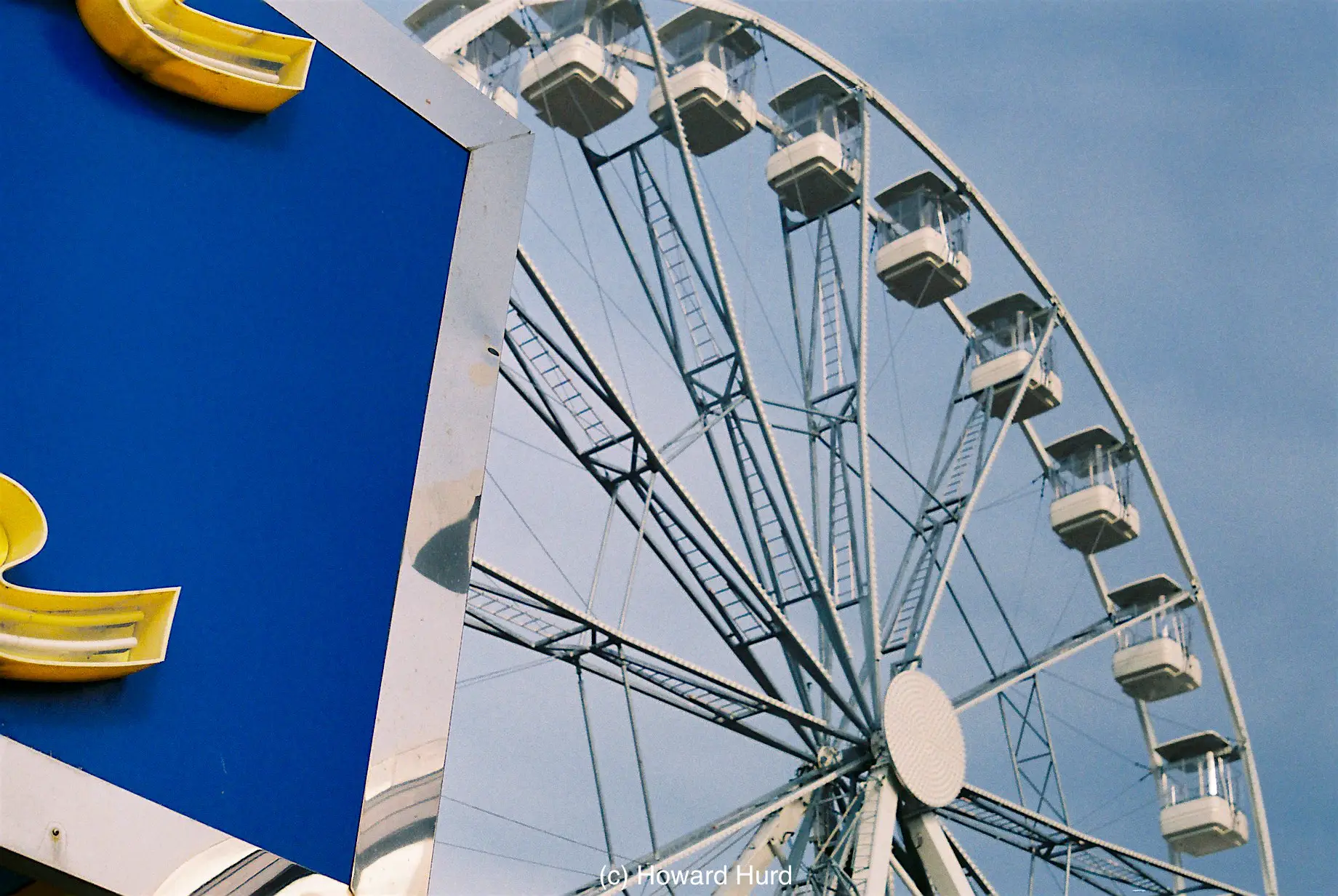 Clarence Pier in Southsea, UK - taken with Fed4 and Agfa VistaPlus at ISO200