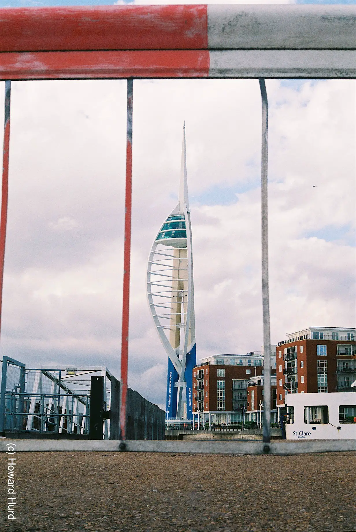 View of the Spinnaker Tower, Portsmouth, UK - taken with Fed4 and Agfa VistaPlus at ISO200