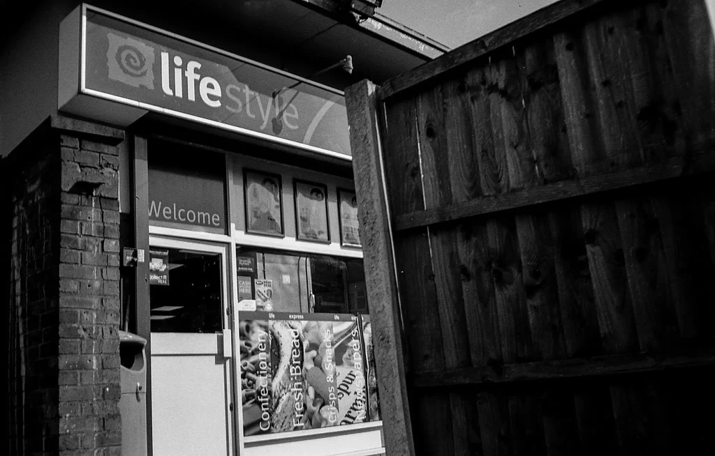 Chinon Bellami photograph of lifestyle storefront