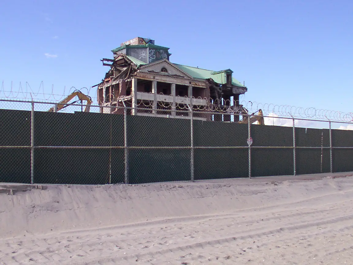 Neponsit Nursing Home Hospital demolition - beach side.