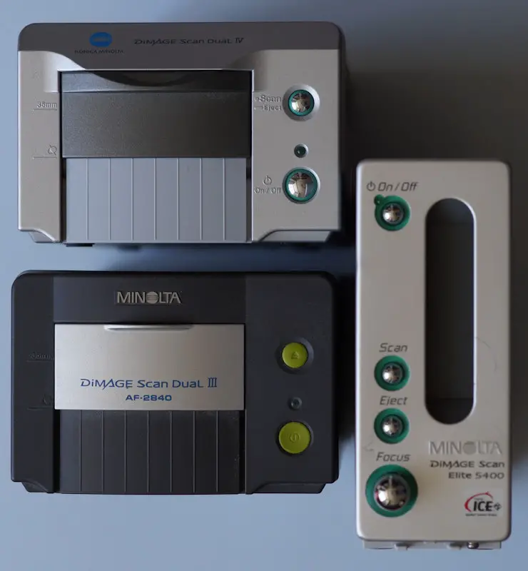 Minolta film scanners