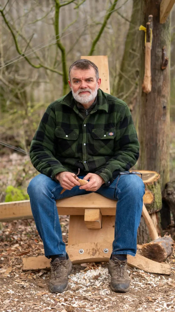 Portrait of David Yule - Spoon Carver