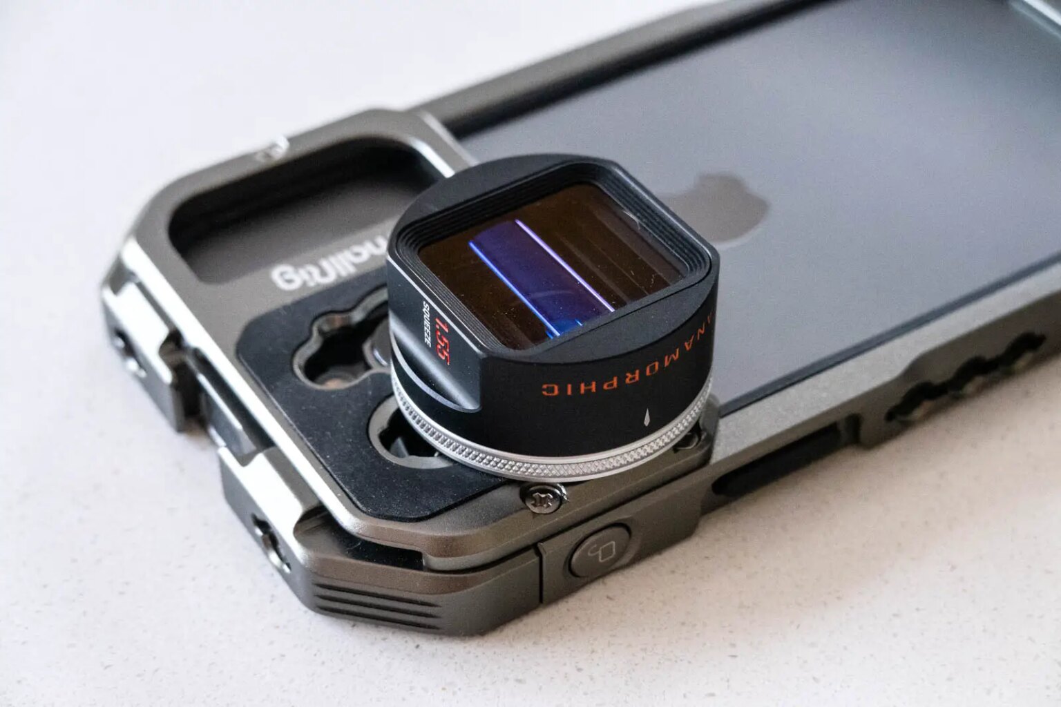 SmallRig 1.55X Anamorphic Lens, iPhone Cage and Grip Review 35mmc