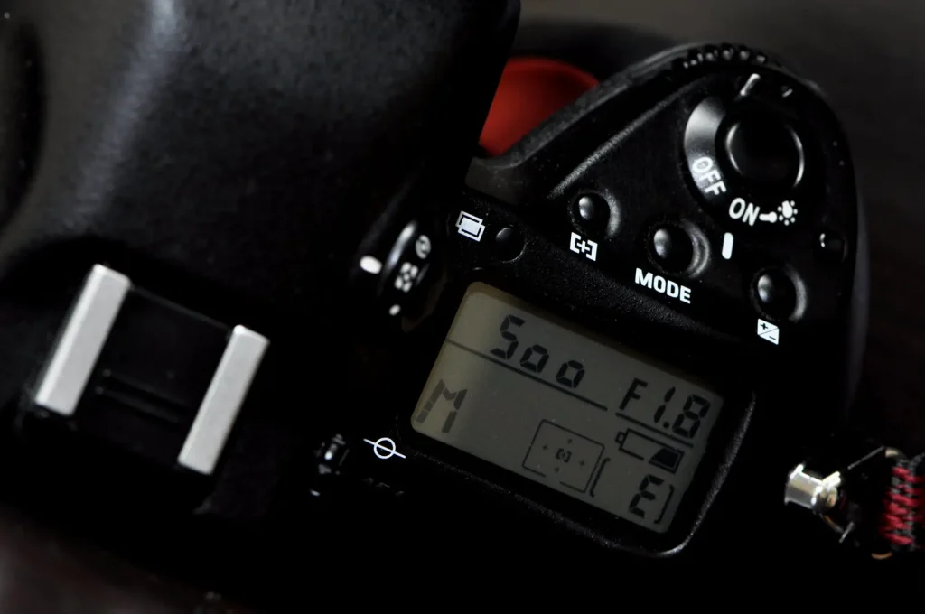 Nikon F5 Top