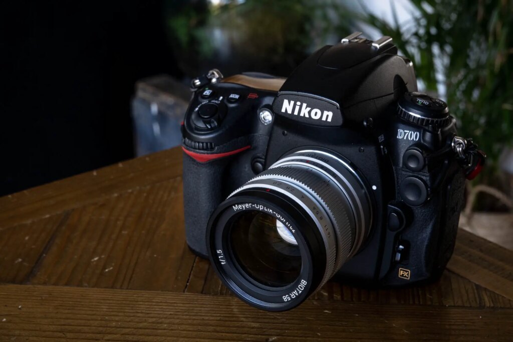 58mm 1.5 Biotar mounted to a Nikon D700