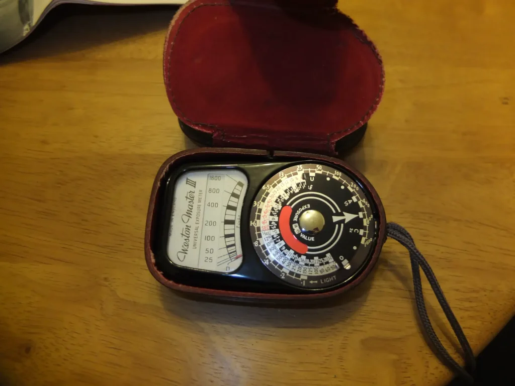 Weston master III lightmeter