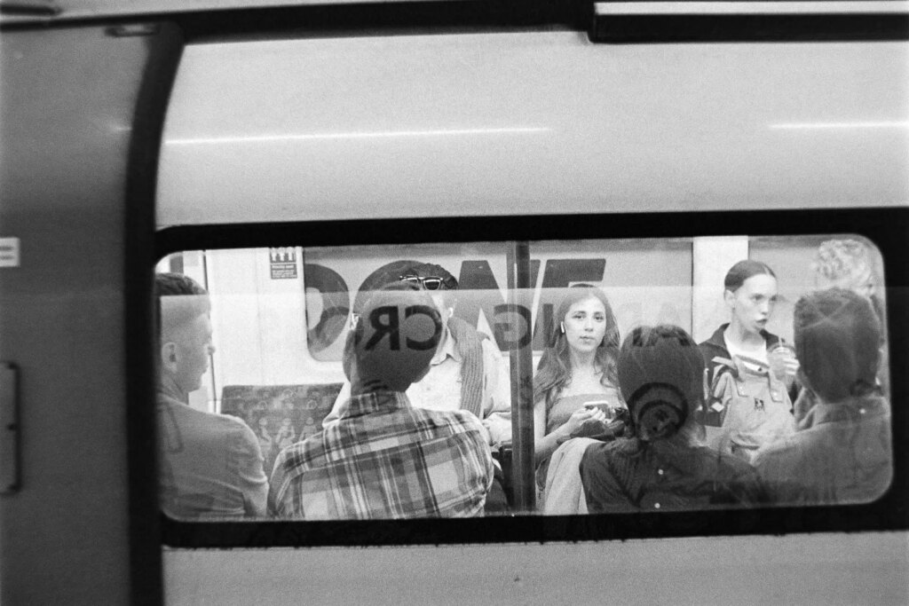 A lady on the London underground