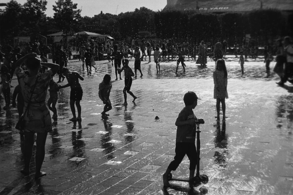 A group pf children playing