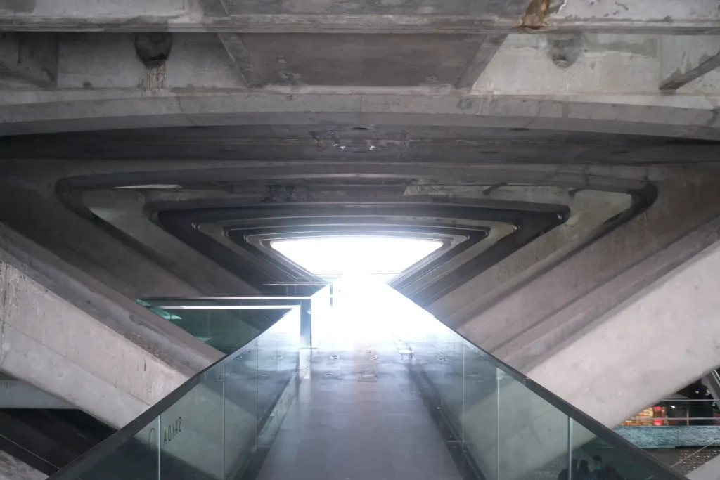 Walkway, Oriente Train Station, Lisbon.