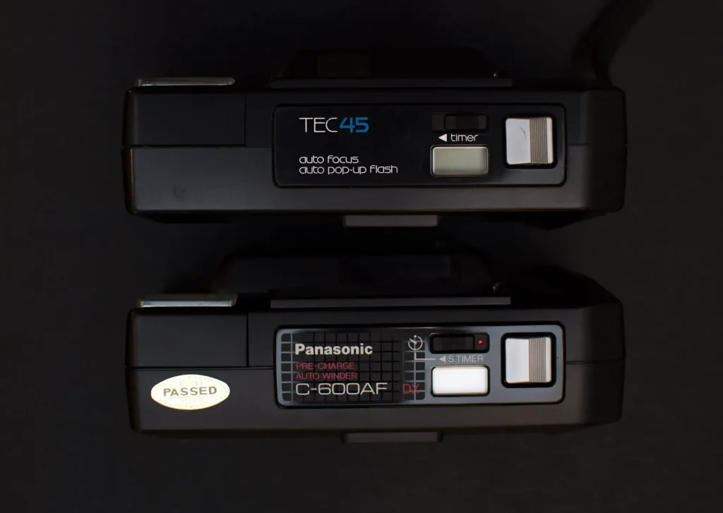 Vivitar Tec 45 & Panasonic C-600 Top