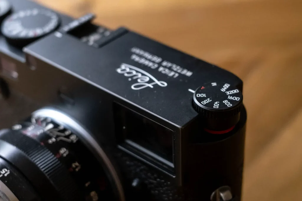 Leica M10-P ISO Dial
