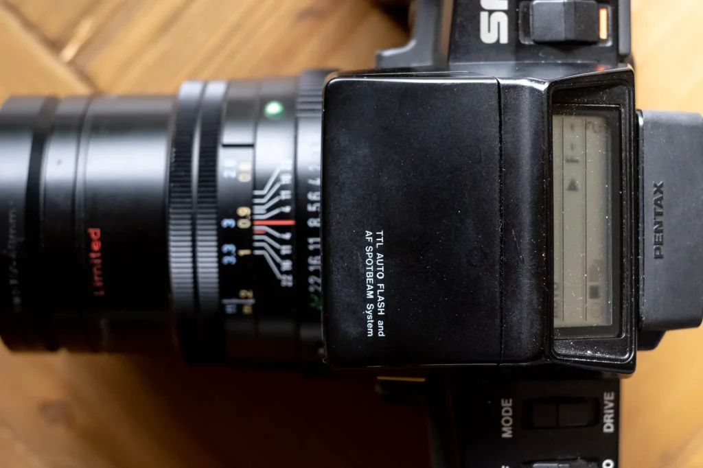 Pentax SFX Centric screen manual aperture 