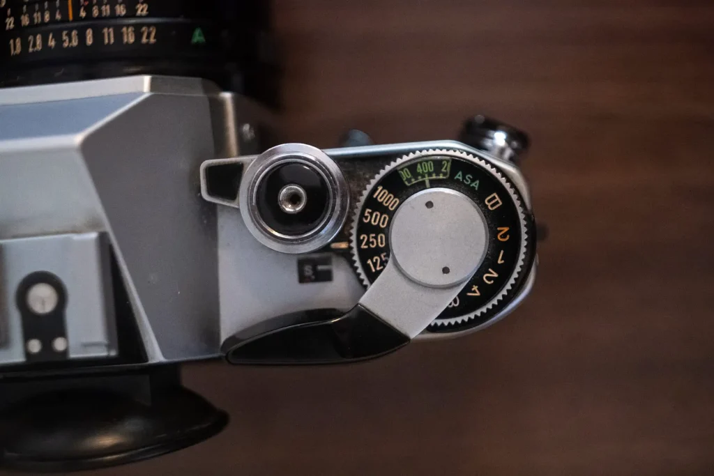 Canon AE-1 dial