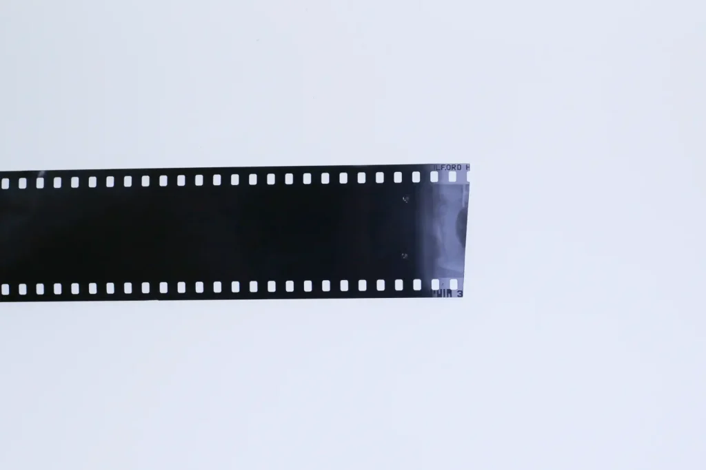 Fragment of correctly exposed film