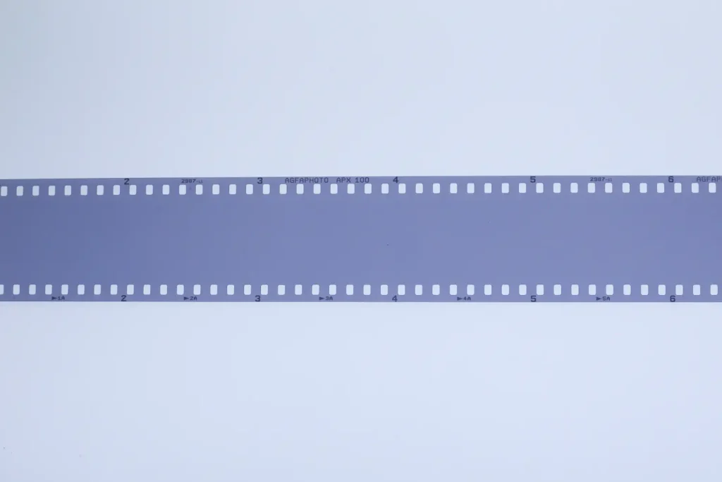 Blank roll of film