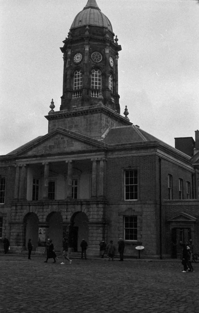 A view of the Bedford Tower at Dublin Castle, Ireland