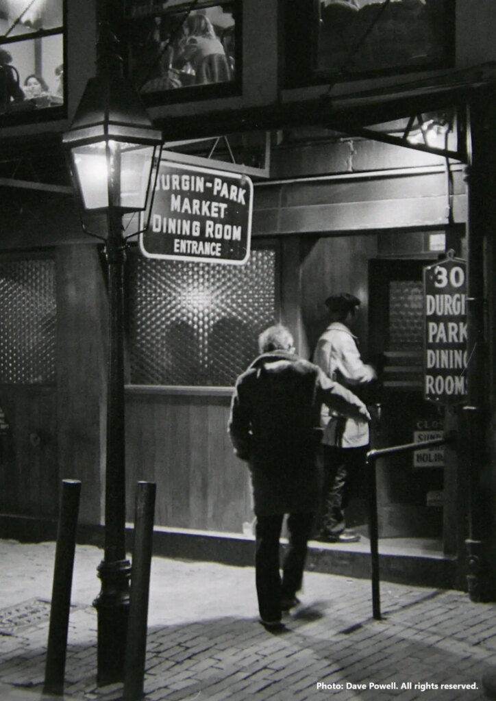 Durgin Park Restaurant night exterior