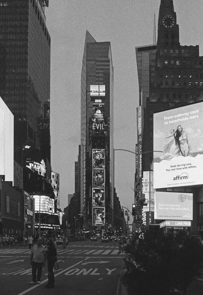Times Square Monolith Taken with the Minolta SRT 100 and Rokkor 58mm 1.4