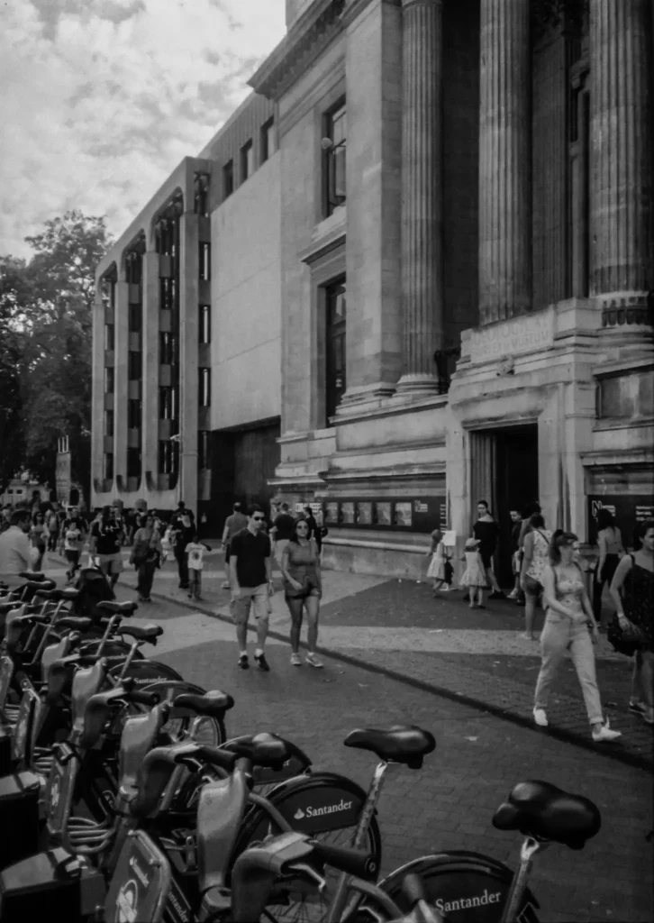 The Natural History Museum South Kensington photographed with Konica AA-35 Reporter camera