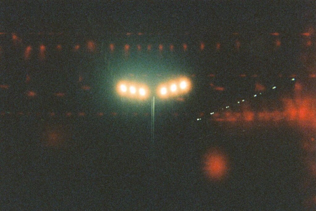 street lights at night