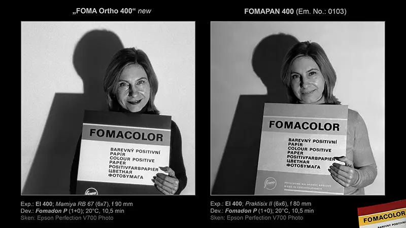 foma new ortho 400 medium format film