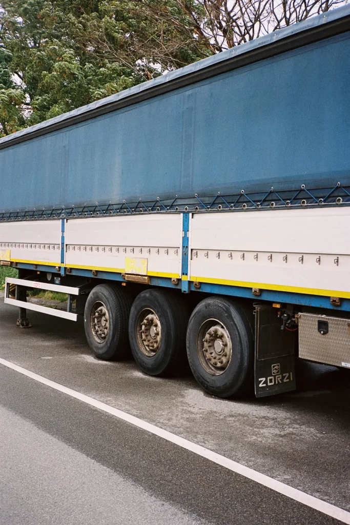 old truck trailer