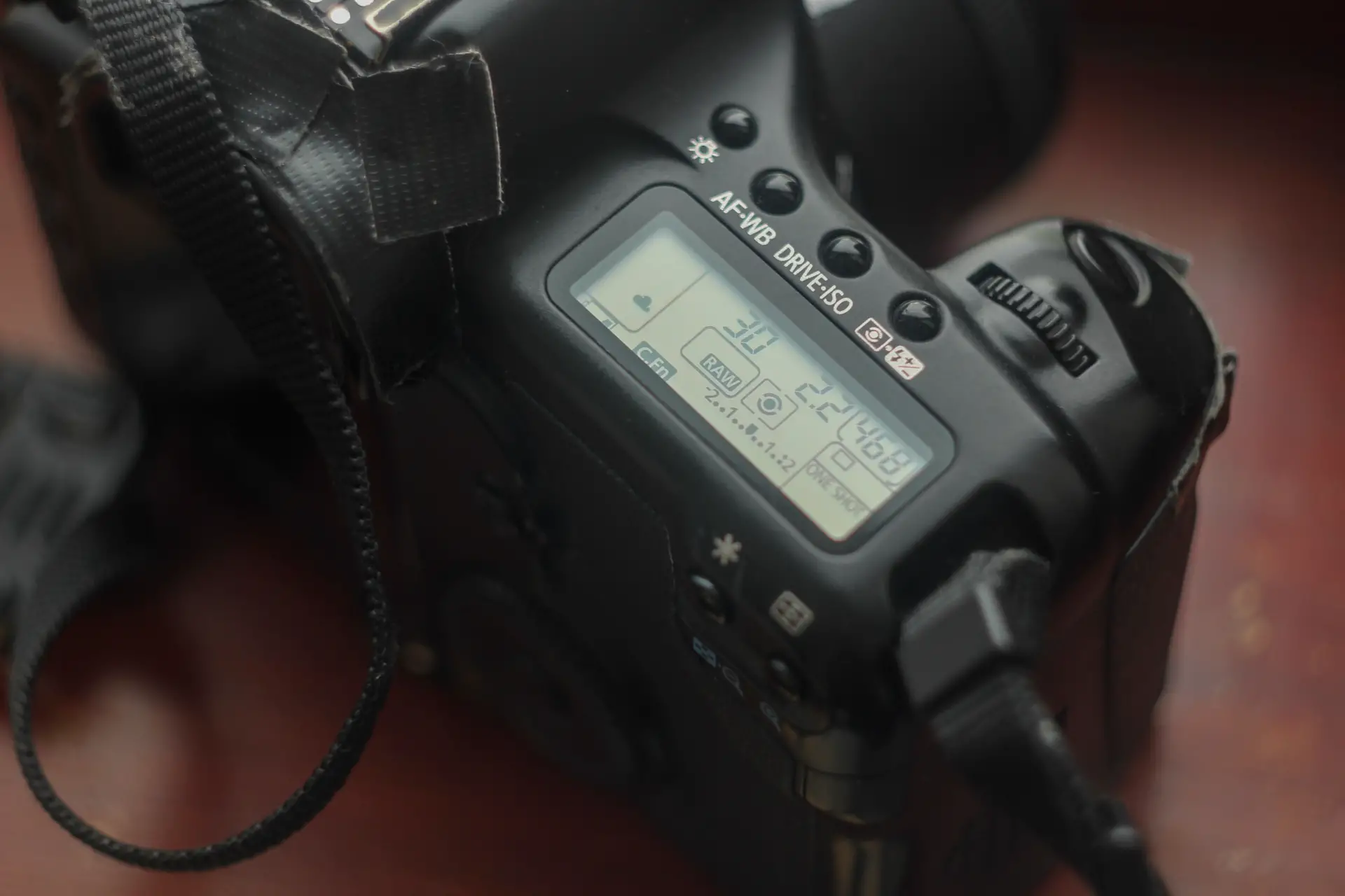 Canon 5d Classic top screen