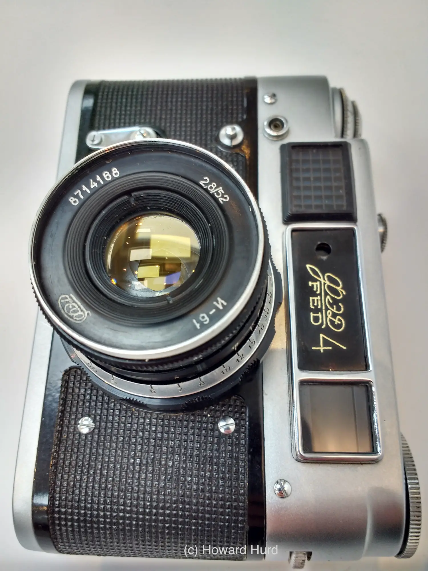 The Fed4 rangefinder - with Industar lens