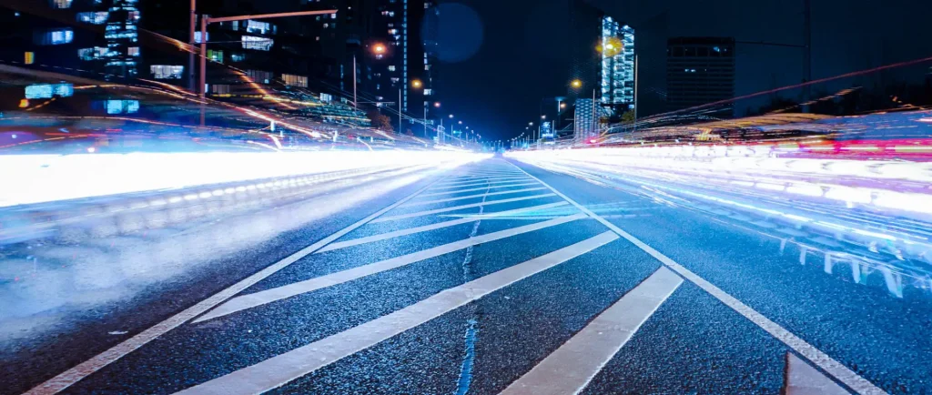 street, long exposure