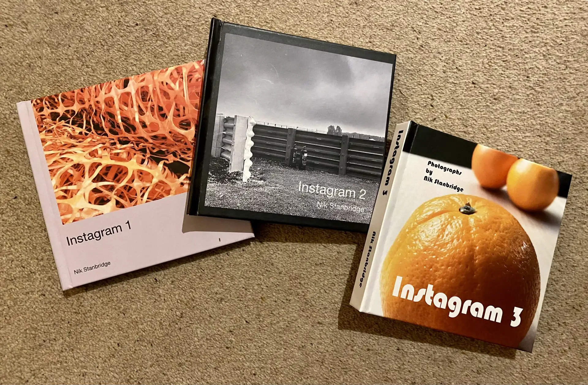 Three Instagram photobooks
