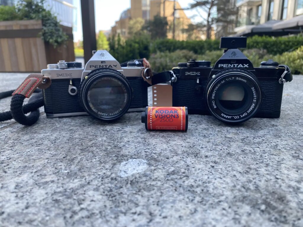Pentax MX and Kodak vision 250D