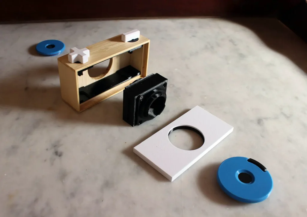 Modular camera disassembled