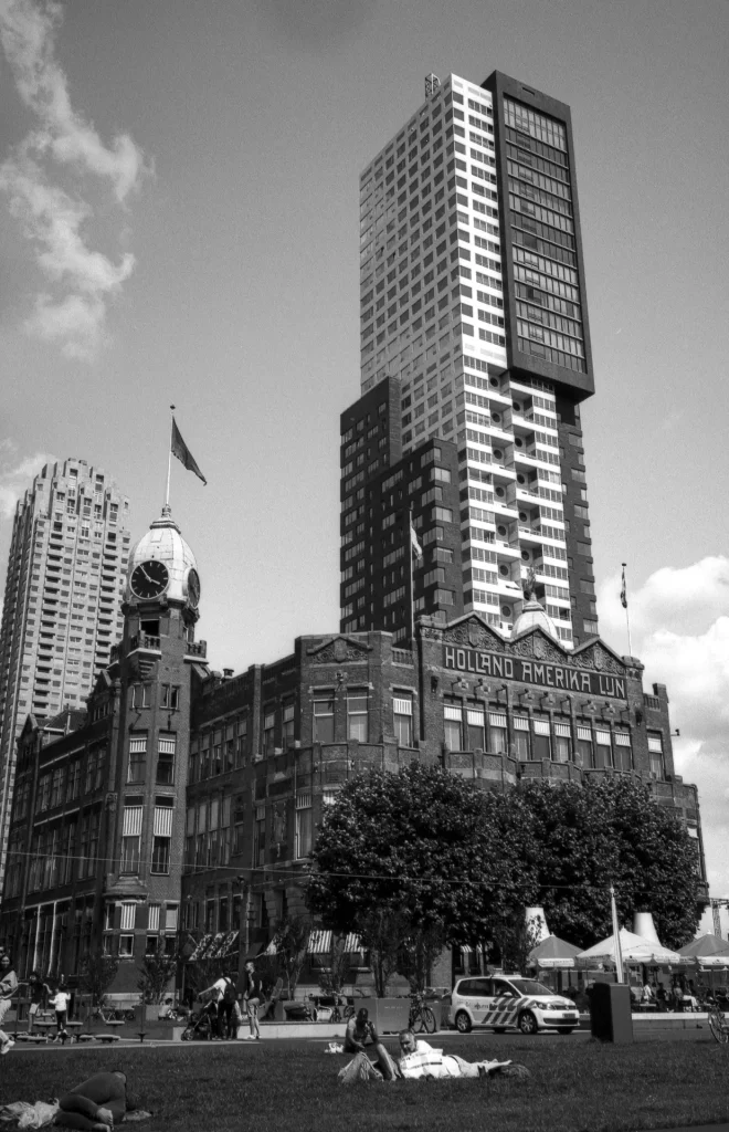 The New York hotel in Rotterdam - an 1901 beautiful building fits this film perfectly