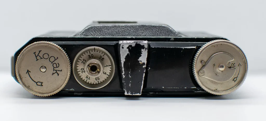 The top housing of a Kodak Retina 118