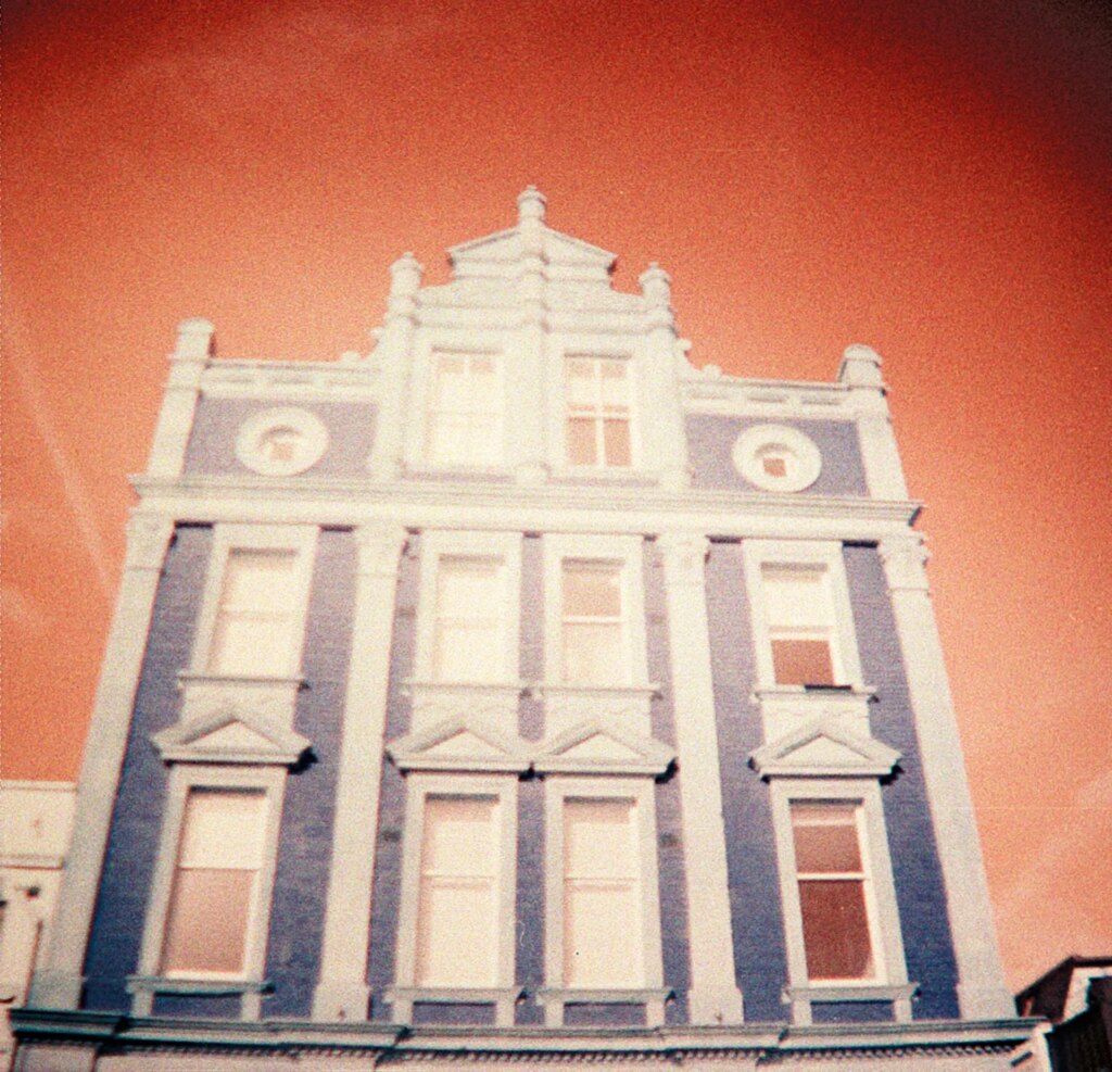 Cardiff Bay building shot on the Diana Mini