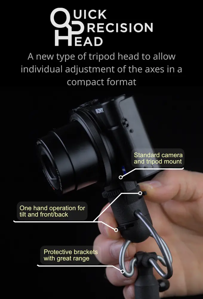 Quick Precision Tripod Head - Image courtesy of Kickstarter