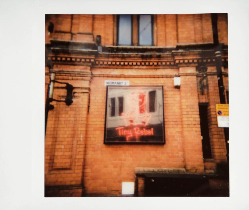 tiny rebel bar on instax square film